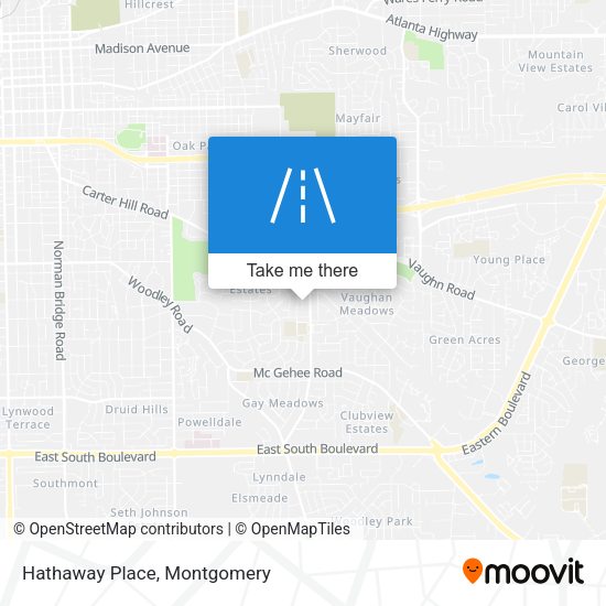 Mapa de Hathaway Place