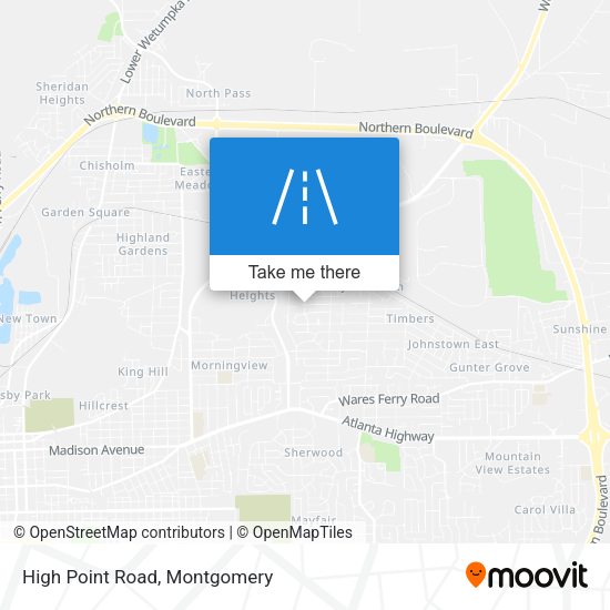 Mapa de High Point Road