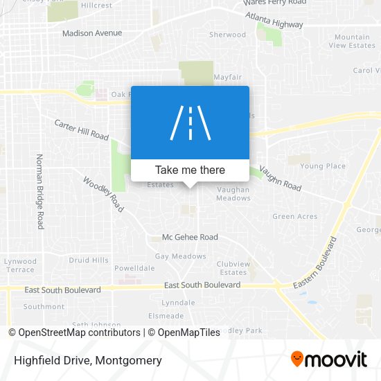 Mapa de Highfield Drive