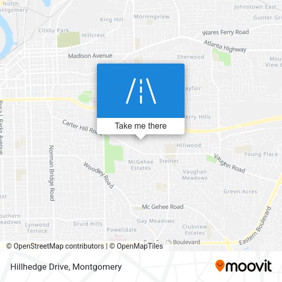 Hillhedge Drive map