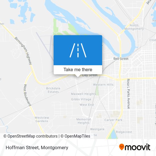 Mapa de Hoffman Street