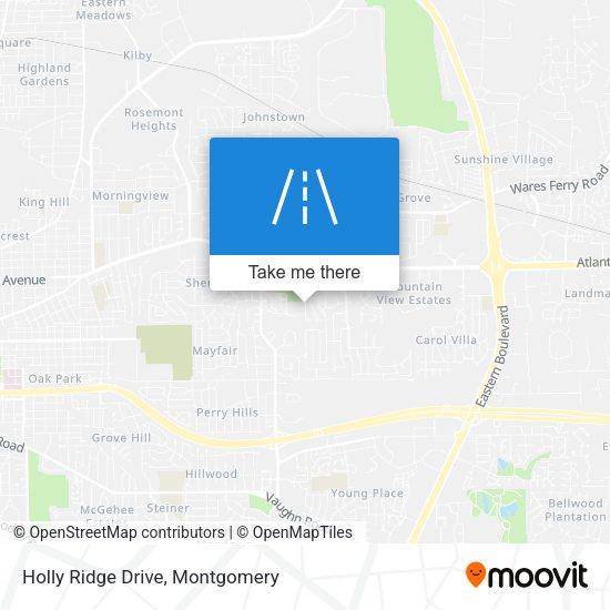 Mapa de Holly Ridge Drive