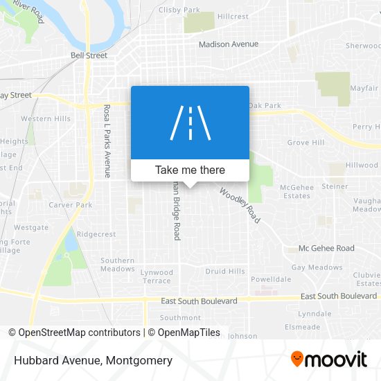 Mapa de Hubbard Avenue