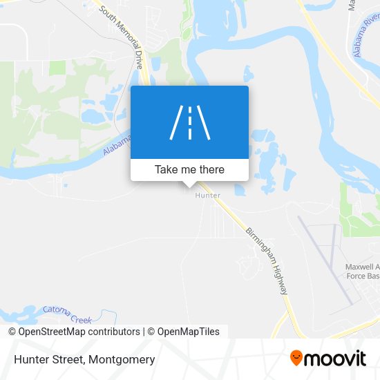Mapa de Hunter Street