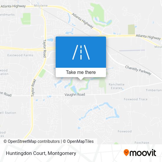 Huntingdon Court map