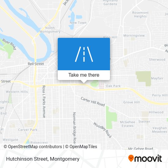 Mapa de Hutchinson Street