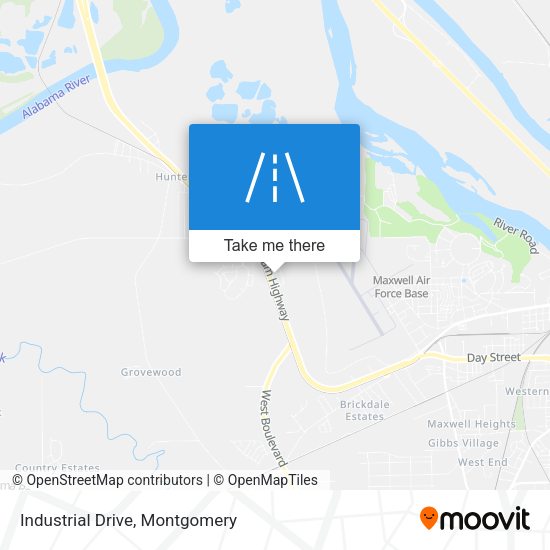 Mapa de Industrial Drive