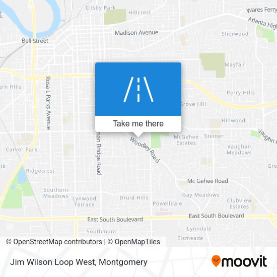 Jim Wilson Loop West map