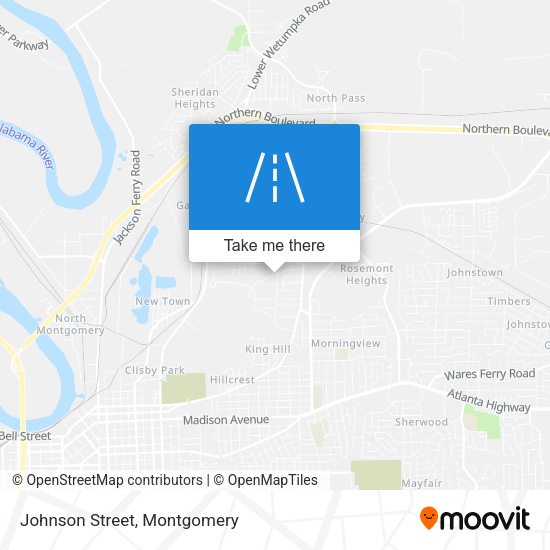 Johnson Street map
