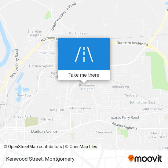 Kenwood Street map