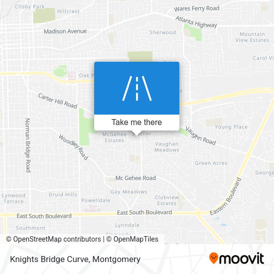 Knights Bridge Curve map