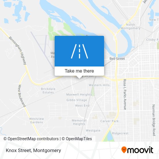 Mapa de Knox Street
