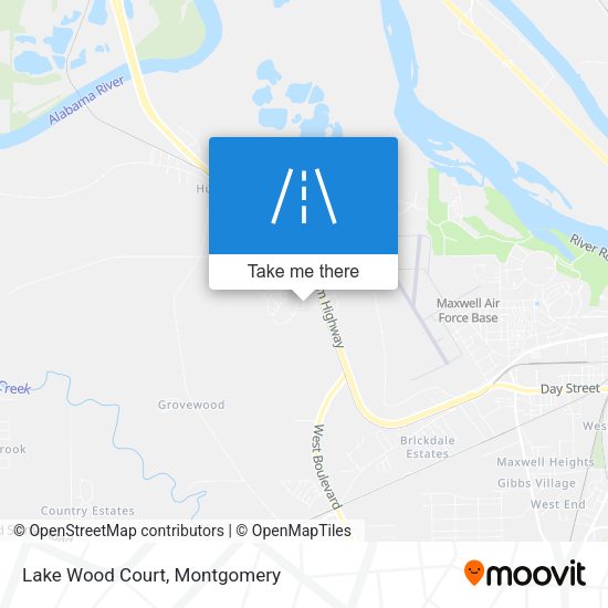 Lake Wood Court map