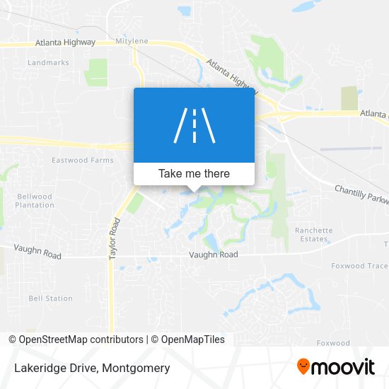 Mapa de Lakeridge Drive