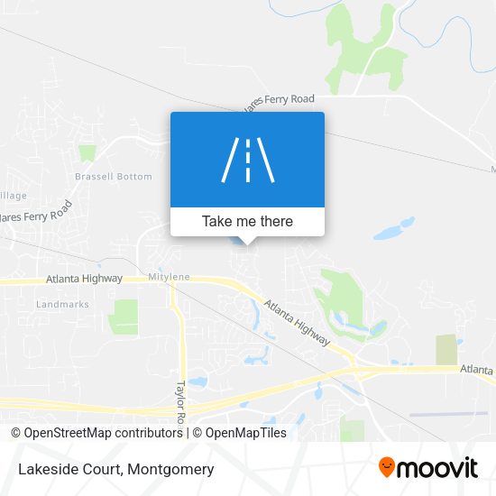Mapa de Lakeside Court