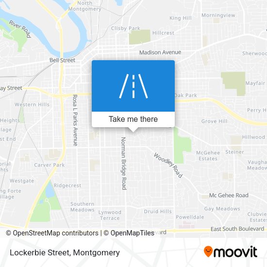 Lockerbie Street map