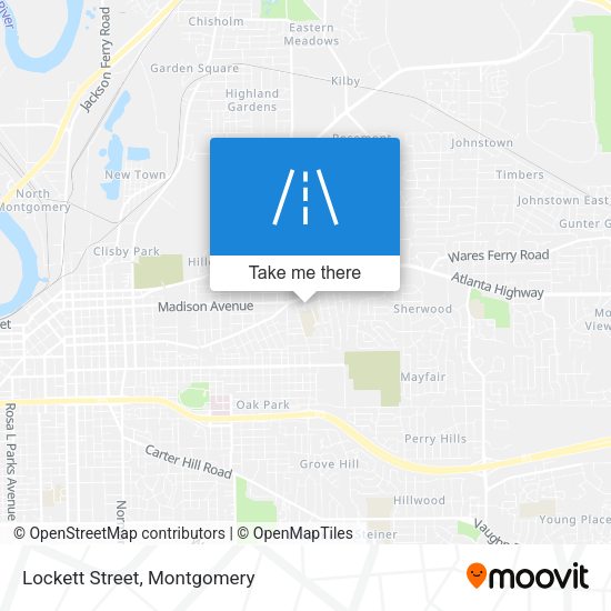 Mapa de Lockett Street