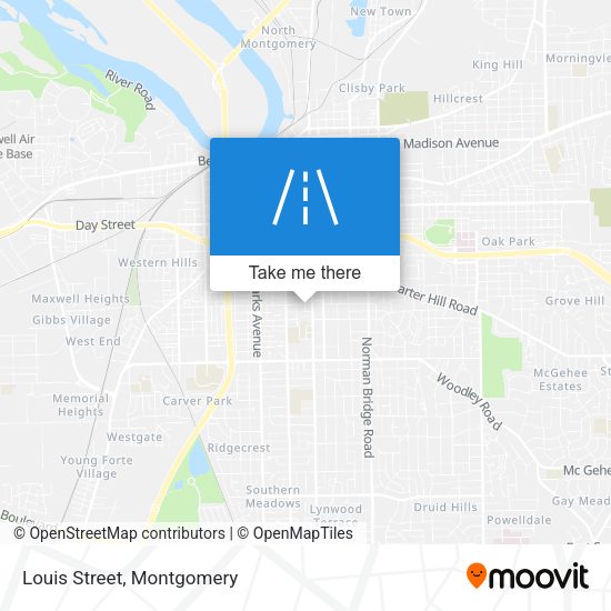 Louis Street map