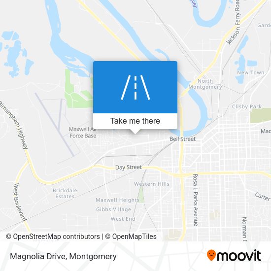Mapa de Magnolia Drive