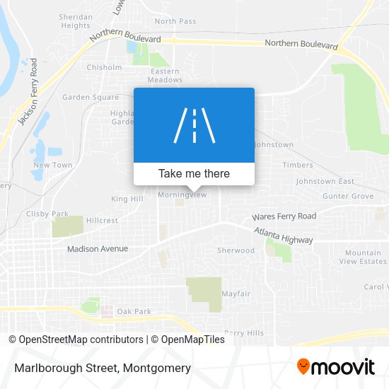Mapa de Marlborough Street