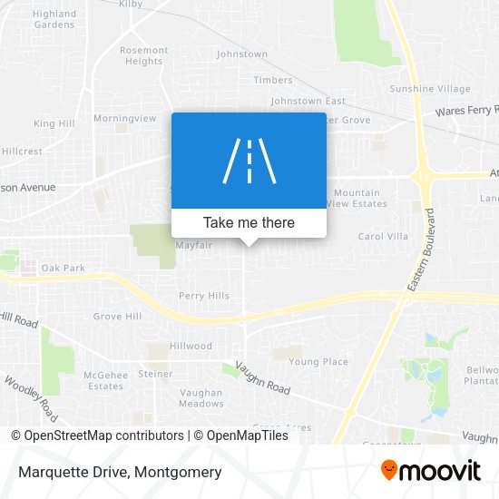 Mapa de Marquette Drive