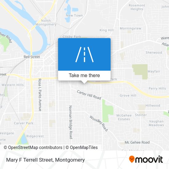 Mary F Terrell Street map