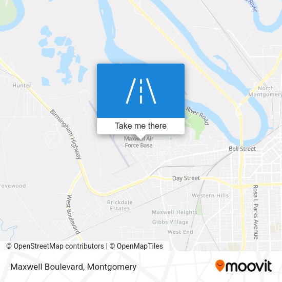 Mapa de Maxwell Boulevard