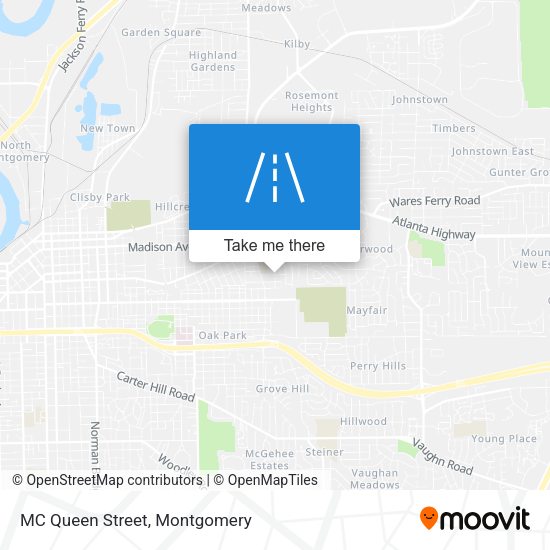 Mapa de MC Queen Street