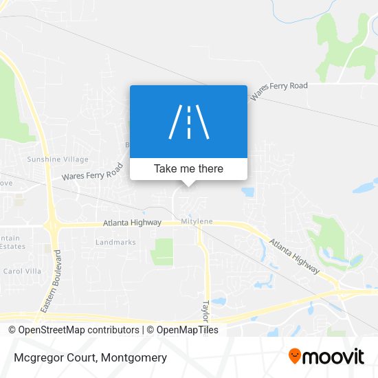 Mcgregor Court map