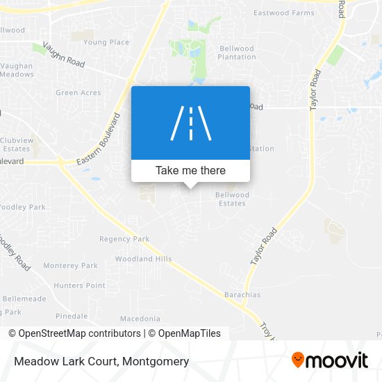 Meadow Lark Court map