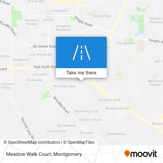Meadow Walk Court map
