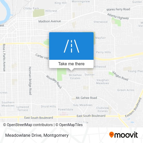 Mapa de Meadowlane Drive