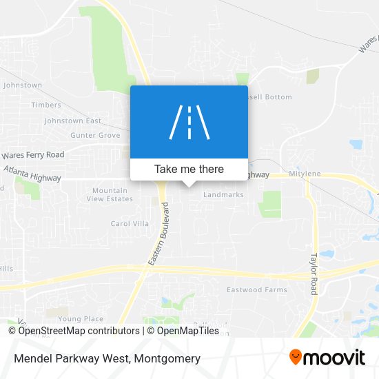 Mapa de Mendel Parkway West