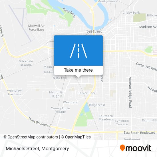 Mapa de Michaels Street