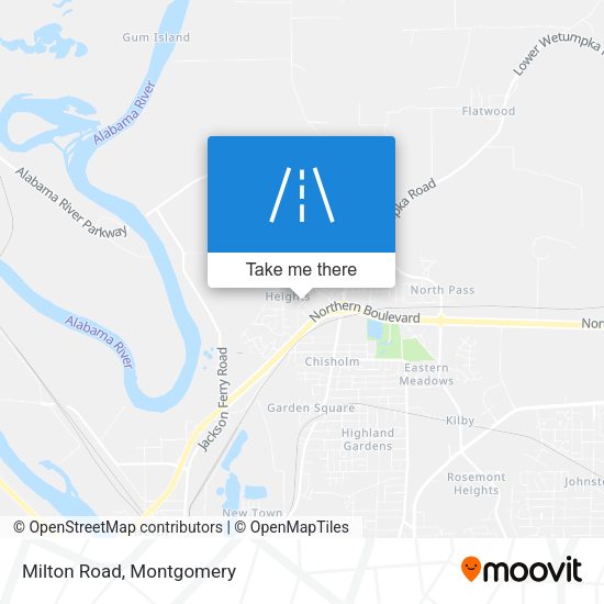 Mapa de Milton Road