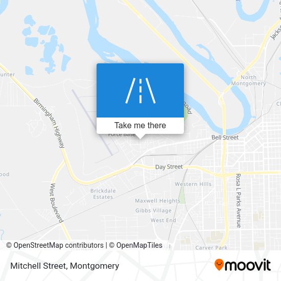 Mapa de Mitchell Street