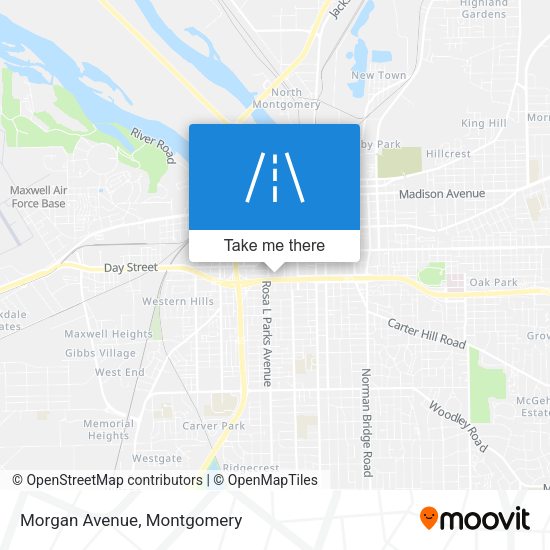 Mapa de Morgan Avenue