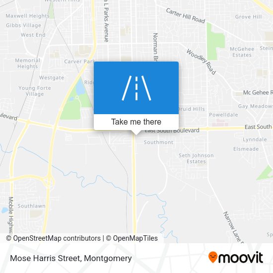 Mapa de Mose Harris Street