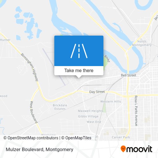 Mulzer Boulevard map