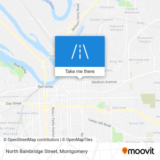Mapa de North Bainbridge Street