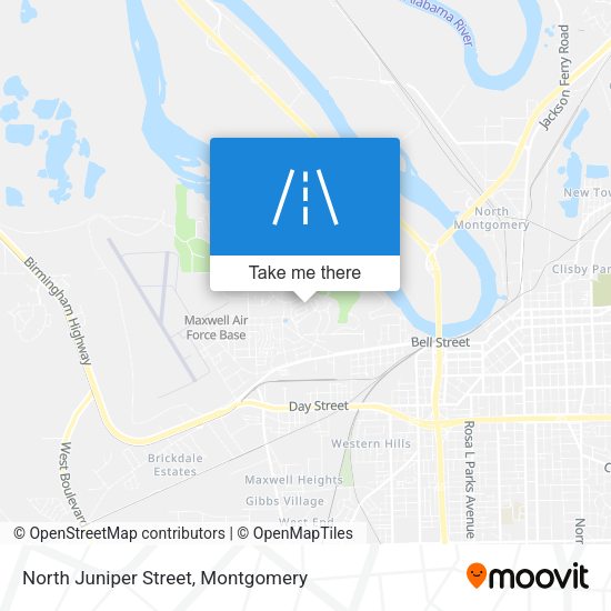 Mapa de North Juniper Street