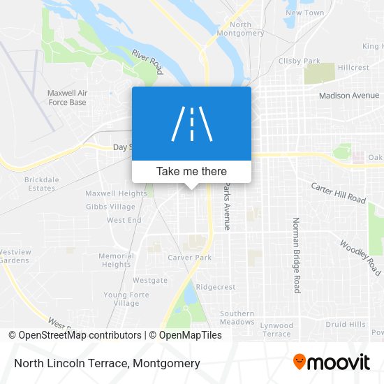 North Lincoln Terrace map