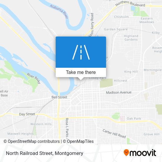 North Railroad Street map
