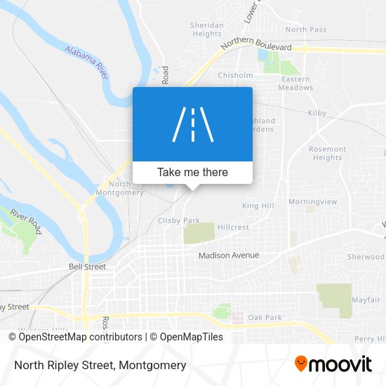 North Ripley Street map