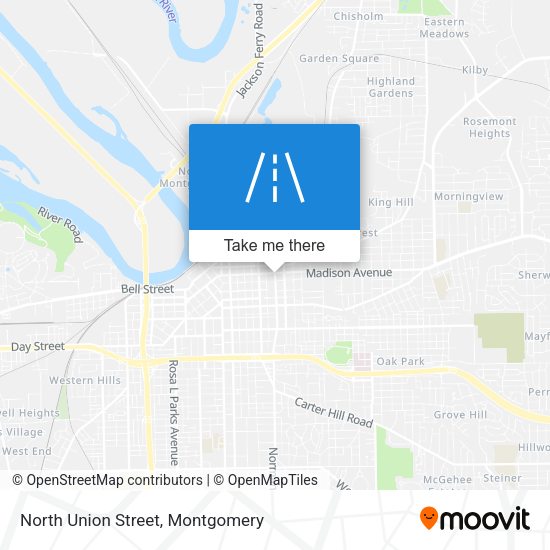 North Union Street map