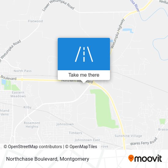 Mapa de Northchase Boulevard