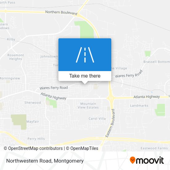 Mapa de Northwestern Road