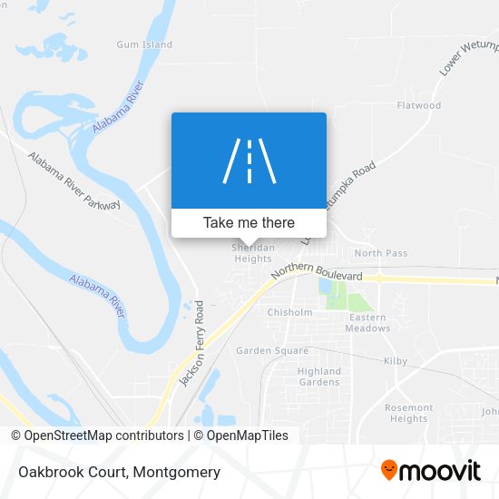 Mapa de Oakbrook Court