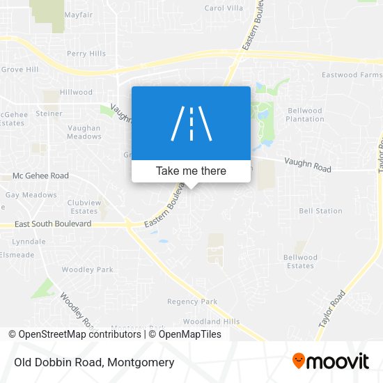 Old Dobbin Road map