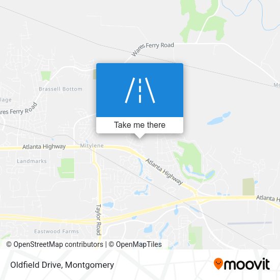 Mapa de Oldfield Drive